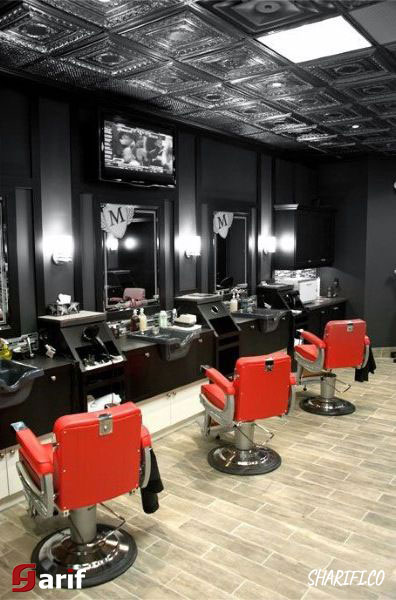 men-hair-decoration4-min دکوراسیون آرایشگاه، سالن زیبایی مردانه
