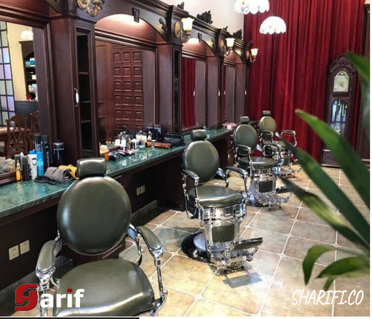 men-hair-decoration5-min دکوراسیون آرایشگاه، سالن زیبایی مردانه